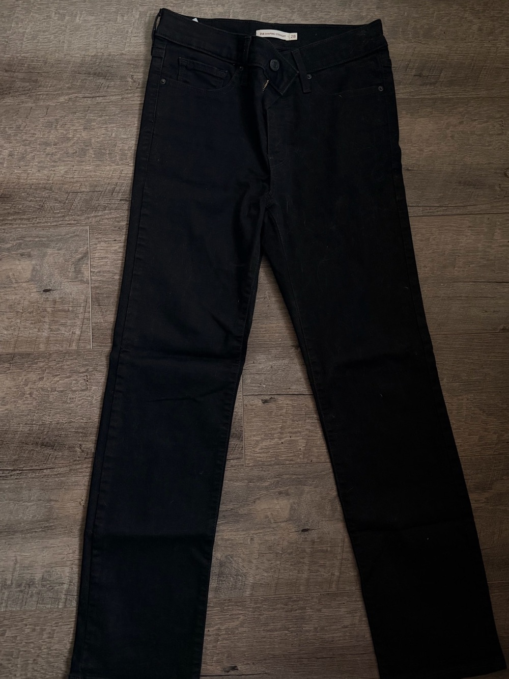 Levi's Black Straight Leg Women's Jeans
